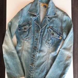 Distressed ‘Vintage’ inspired Jean Jacket